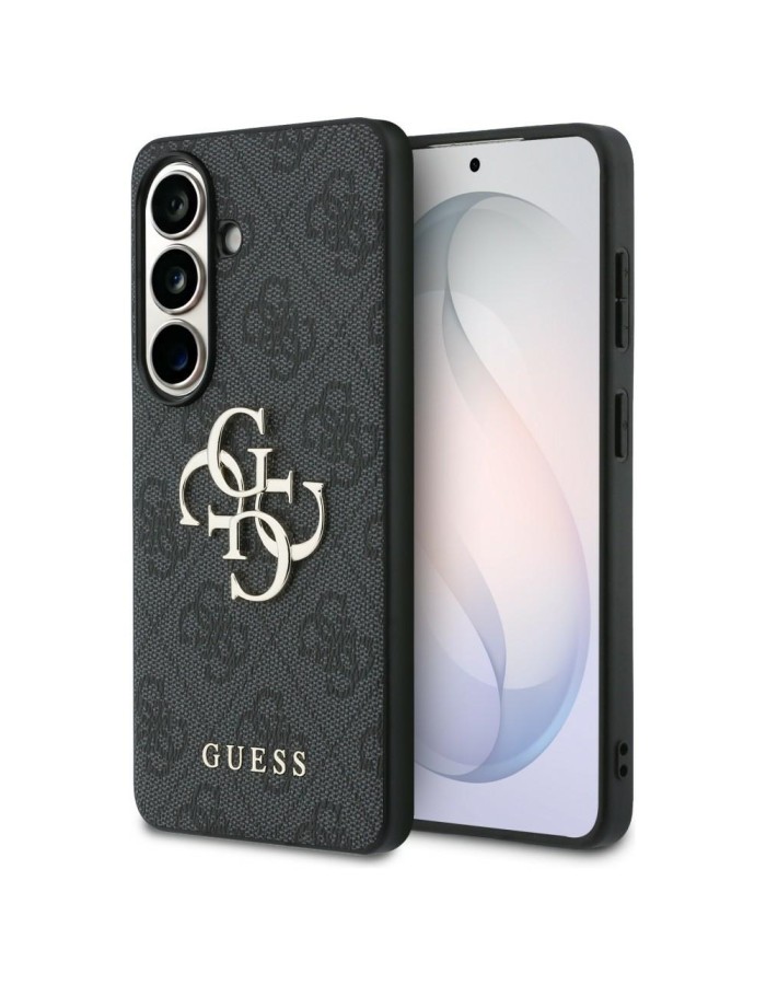 Guess 4G Big Metal Logo Case for Samsung Galaxy S26 - Black