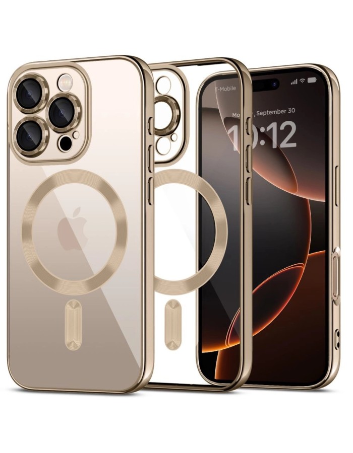 Tech-Protect MagFlex MagSafe iPhone 16 Pro Case - Gold Tech-Protect MagFlex MagSafe iPhone 16 Pro Case - Gold
