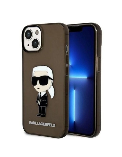Karl Lagerfeld Ikonik Karl case for iPhone 14 Plus - black