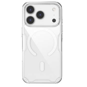 Nillkin Nature TPU Pro MagSafe Compatible Case for iPhone 17 Pro - White Nillkin Nature TPU Pro MagSafe Compatible Case for iPhone 17 Pro - White