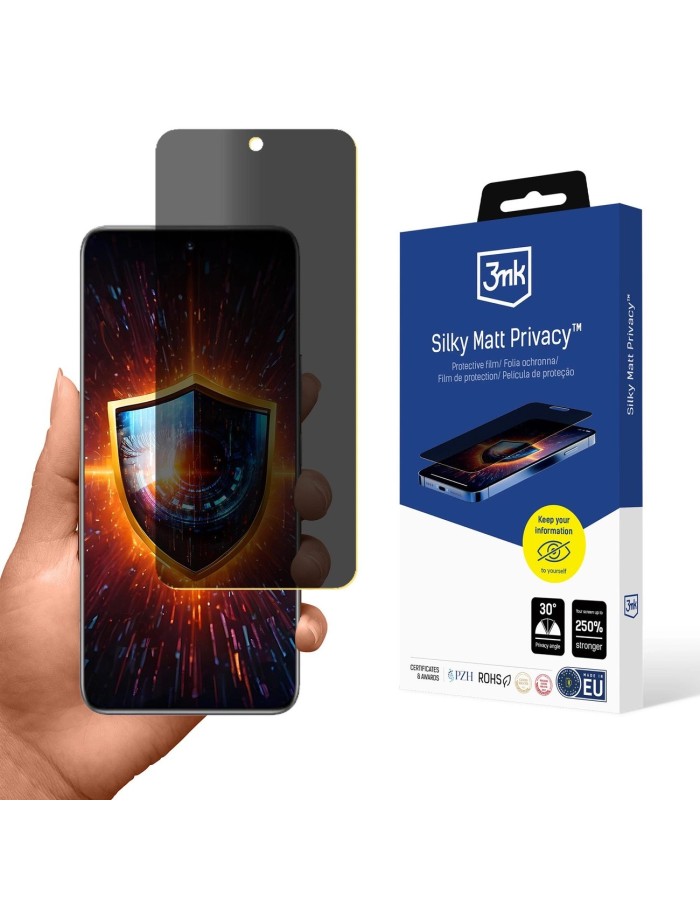 Privacy screen protector 3mk Silky Matt Privacy for Honor 200 Privacy screen protector 3mk Silky Matt Privacy for Honor 200