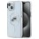 Karl Lagerfeld IML Metal Karl&amp;amp;Choupette Head MagSafe iPhone 14 Case - White