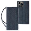 Magnet Strap Case iPhone 14 Pro Flip Wallet Mini Lanyard Stand Blue Magnet Strap Case iPhone 14 Pro Flip Wallet Mini Lanyard Stand Blue