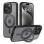 Tech-Protect MagRing MagSafe Case with Stand for iPhone 16 Pro Max - Black