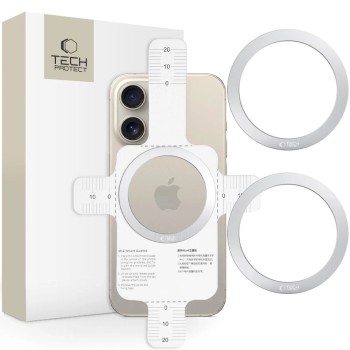 Tech-Protect MMP-110 2in1 MagSafe Ring - Silver / Silver