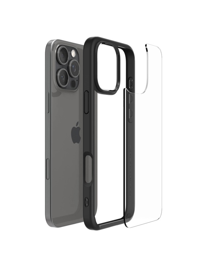 Spigen Ultra Hybrid Case for iPhone 16 Pro Max - Matte Black Spigen Ultra Hybrid Case for iPhone 16 Pro Max - Matte Black