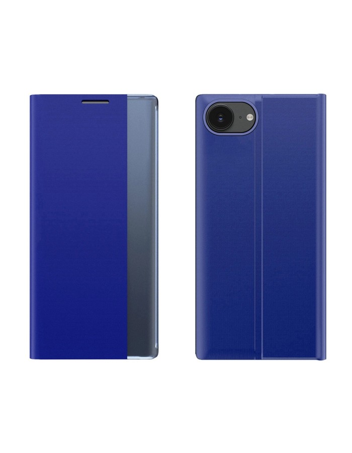 New Sleep Case with a flap and stand for iPhone 16e / 17e - blue New Sleep Case with a flap and stand for iPhone 16e / 17e - blue