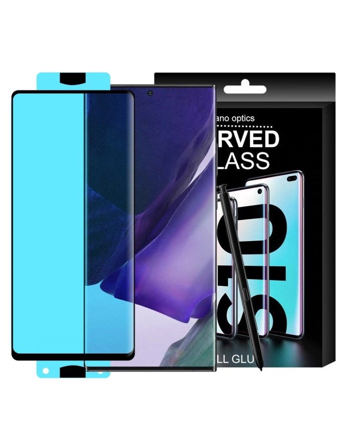 3D Edge Nano Flexi Glass Hybrid Full Screen Protector with frame for Samsung Galaxy S21+ 5G (S21 Plus 5G) black