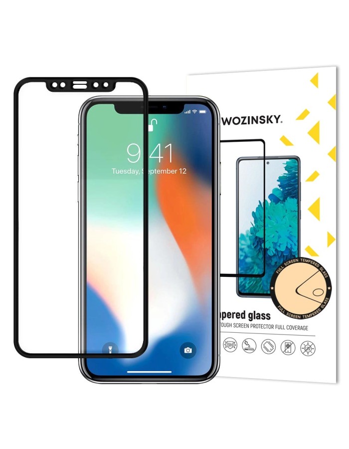 Wozinsky Full Glue Tempered Glass for iPhone 11 Pro Max / iPhone XS Max - with Black Frame Wozinsky Full Glue Tempered Glass for iPhone 11 Pro Max / iPhone XS Max - with Black Frame