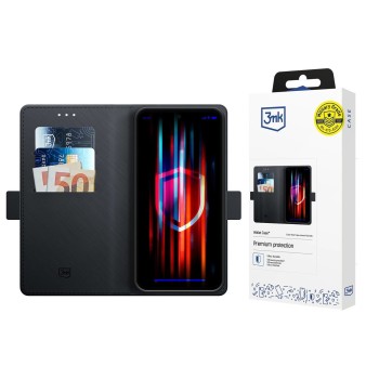 3mk Wallet Case for iPhone 17 Pro - Black