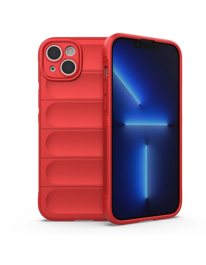 Magic Shield Case case for iPhone 14 Plus flexible armored cover red