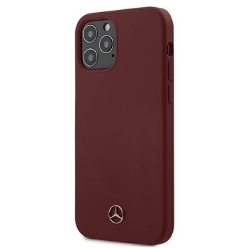 Mercedes Silicone Line Case for iPhone 12 / iPhone 12 Pro - Red Mercedes Silicone Line Case for iPhone 12 / iPhone 12 Pro - Red
