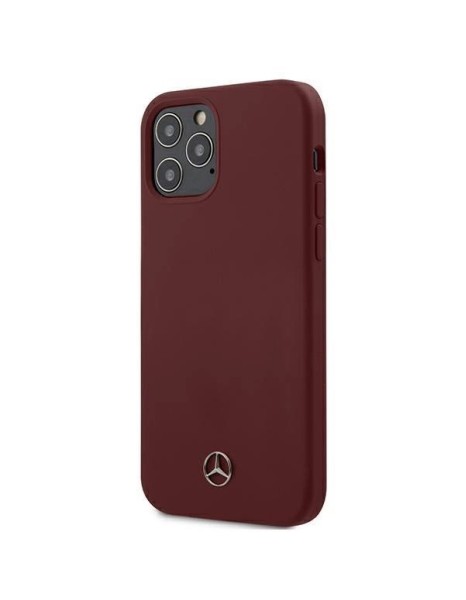 Mercedes Silicone Line Case for iPhone 12 / iPhone 12 Pro - Red