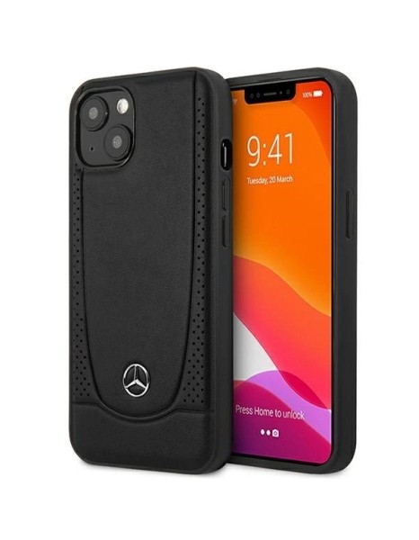 Mercedes MEHCP15MARMBK iPhone 15 Plus 6.7" black/black hardcase Leather Urban Mercedes MEHCP15MARMBK iPhone 15 Plus 6.7" black/black hardcase Leather Urban