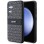 DKNY Leather Mono Stripe &amp;amp; Metal Logo case for Samsung Galaxy S24+ - black