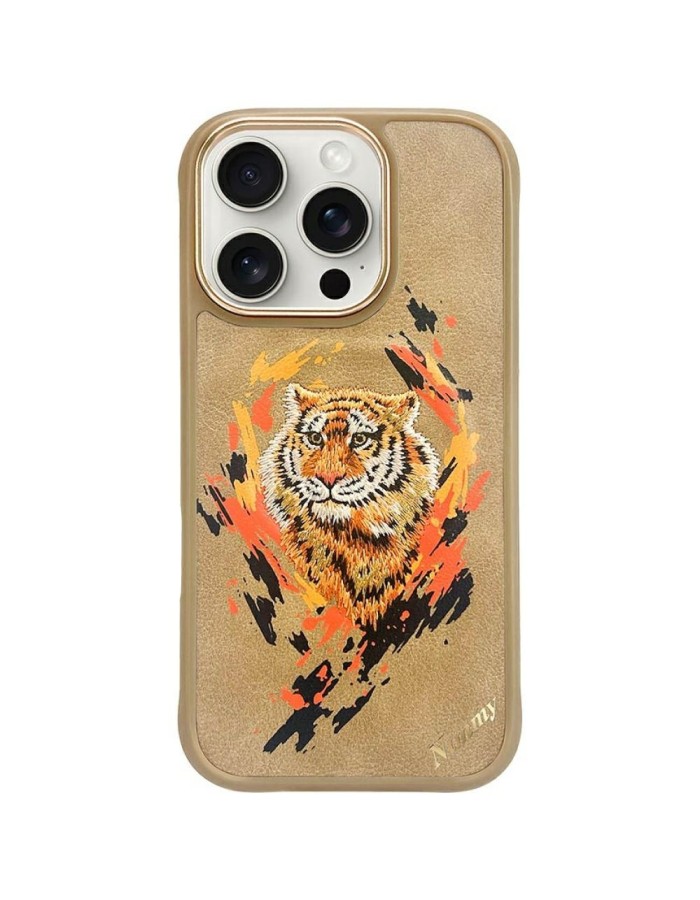 Nimmy Tiger MagSafe case for iPhone 16 Pro Max - brown Nimmy Tiger MagSafe case for iPhone 16 Pro Max - brown