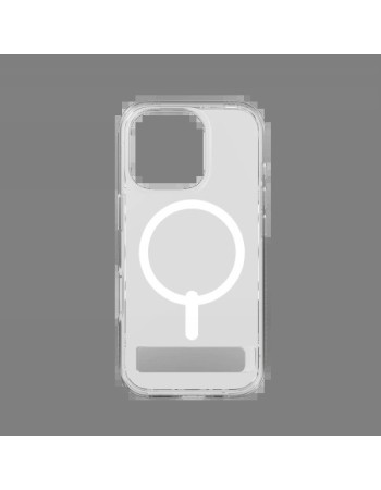 ZAGG Crystal Palace Snap Kickstand MagSafe Case with Stand for iPhone 16 Pro - Clear
