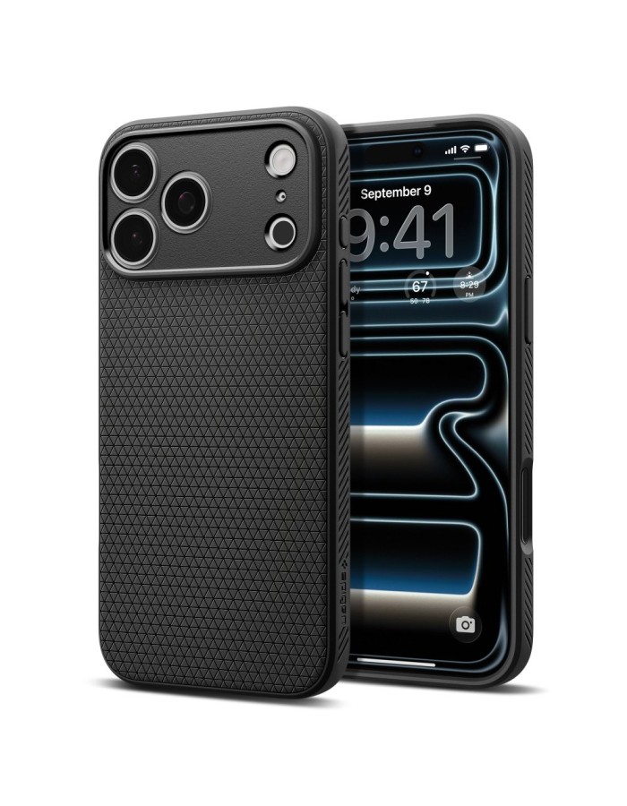Spigen Liquid Air Case for iPhone 17 Pro Max - Matte Black Spigen Liquid Air Case for iPhone 17 Pro Max - Matte Black