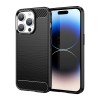 Carbon Case iPhone 14 Pro Max flexible gel back cover black Carbon Case iPhone 14 Pro Max flexible gel back cover black