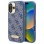 Guess 4G Logo Plate MagSafe Case for iPhone 16 Plus - Blue
