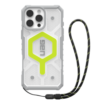 UAG Pathfinder Clear Magsafe Bundle Case with Lanyard for iPhone 16 Pro Max - Green