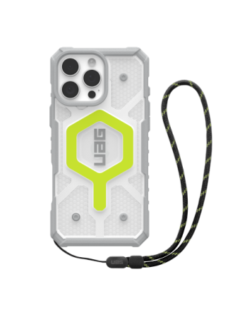 UAG Pathfinder Clear Magsafe Bundle Case with Lanyard for iPhone 16 Pro Max - Green UAG Pathfinder Clear Magsafe Bundle Case with Lanyard for iPhone 16 Pro Max - Green