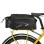 Wozinsky Bike Pannier Rack Bag with Shoulder Strap 9L (Rain Cover Included) Black (WBB22BK)