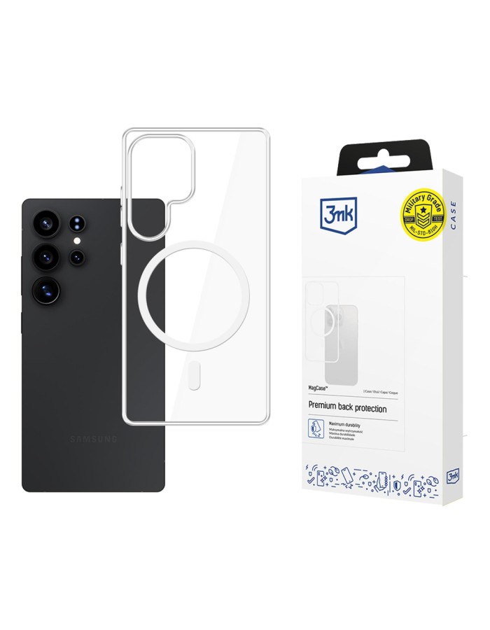 3mk MagCase for Samsung Galaxy S25 Ultra - transparent