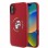 Karl Lagerfeld Silicone Karl&amp;amp;Choupette Heads Ring MagSafe iPhone 16 Case - Red