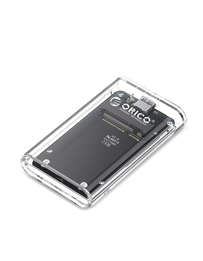 Orico TC10-MS MSATA USB-C 3.2 5Gb/s Disk Cartridge - Transparent Orico TC10-MS MSATA USB-C 3.2 5Gb/s Disk Cartridge - Transparent