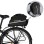 Wozinsky large bike rack bag 35l + rain cover black (WBB19BK)