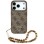 Guess 4G Strap Triangle Logo MagSafe case for iPhone 17 Pro - brown