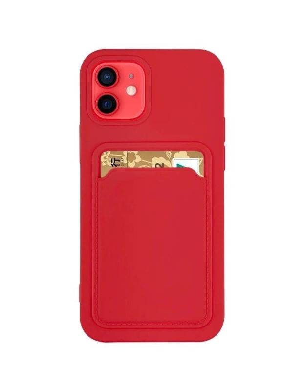 Card Case Silicone Wallet Case with Card Slot Documents for Xiaomi Redmi Note 10 / Redmi Note 10S Red Card Case Silicone Wallet Case with Card Slot Documents for Xiaomi Redmi Note 10 / Redmi Note 10S Red