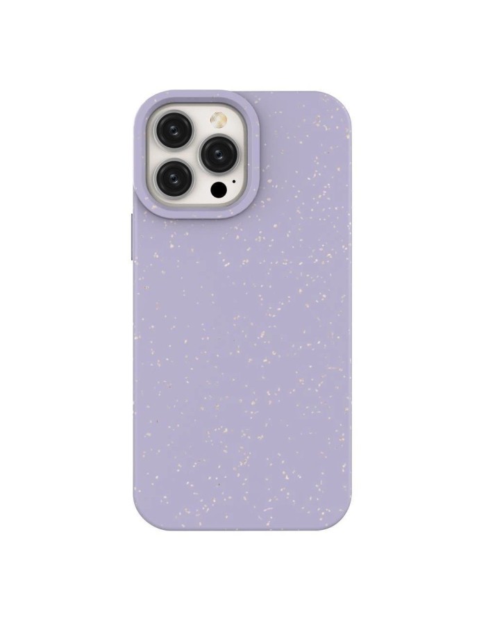 Eco Case case for iPhone 14 Plus silicone degradable cover purple