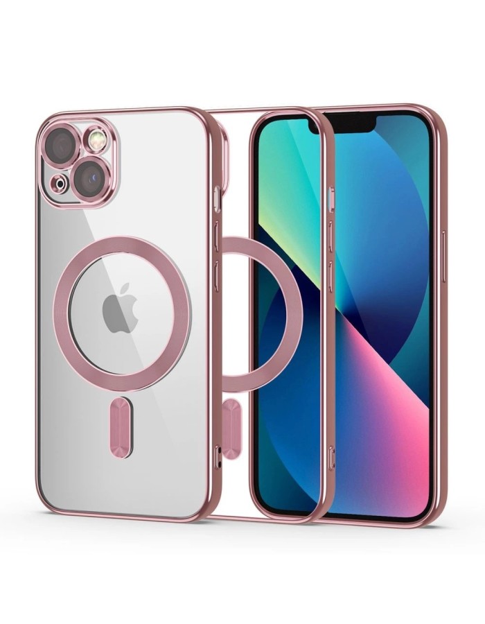 Tech-Protect MagShine Line MagSafe iPhone 13 Case - Pink