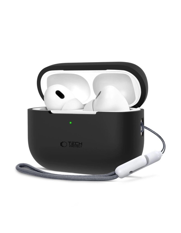 Tech-Protect Silicone Case for Apple AirPods Pro 1 / 2 - Black