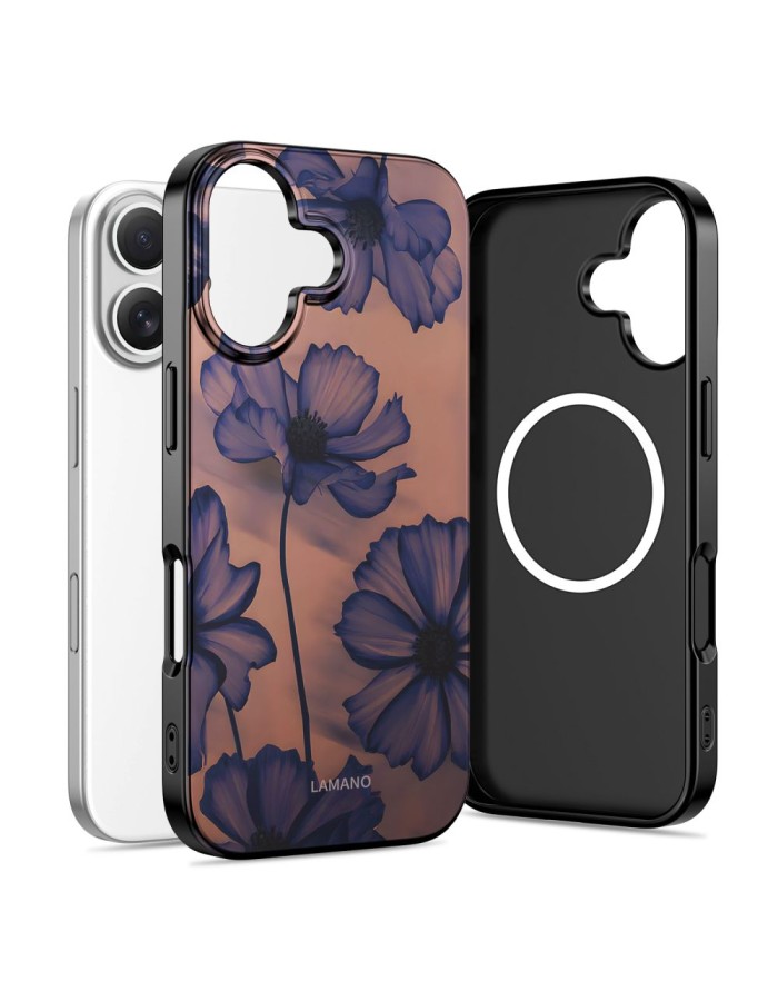 Tech-Protect Lamano MagSafe case for iPhone 17 - brown-purple