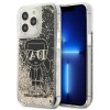 Karl Lagerfeld Liquid Glitter Gatsby Case for iPhone 13 Pro / iPhone 13 - Black