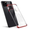 Clear Color case TPU gel cover with a metallic frame for Samsung Galaxy A13 5G red Clear Color case TPU gel cover with a metallic frame for Samsung Galaxy A13 5G red