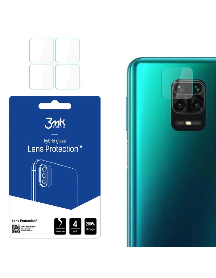 3mk Lens Protection™ hybrid camera glass for Xiaomi Redmi Note 9 Pro Max