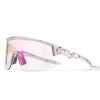 Rockbros Cycling Glasses Photochromic, with UV Protection and Corrective Insert, Clear - Purple