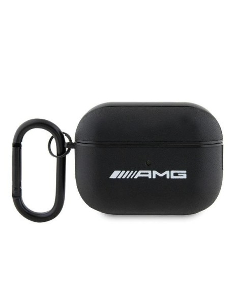 AMG AMAP2SLWK AirPods Pro 2 (2022/2023) cover black/black Leather White Logo