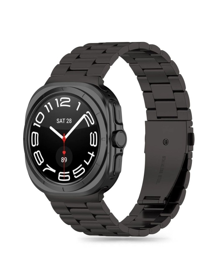 Tech-Protect Stainless Bracelet for Samsung Galaxy Watch Ultra (47mm) - Black