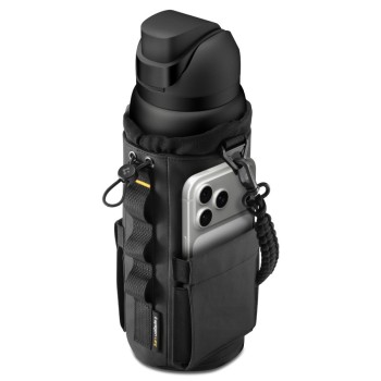 Spigen Tumbler Holder Bag Magnetic for Water Bottle, Phone, Keys - Black