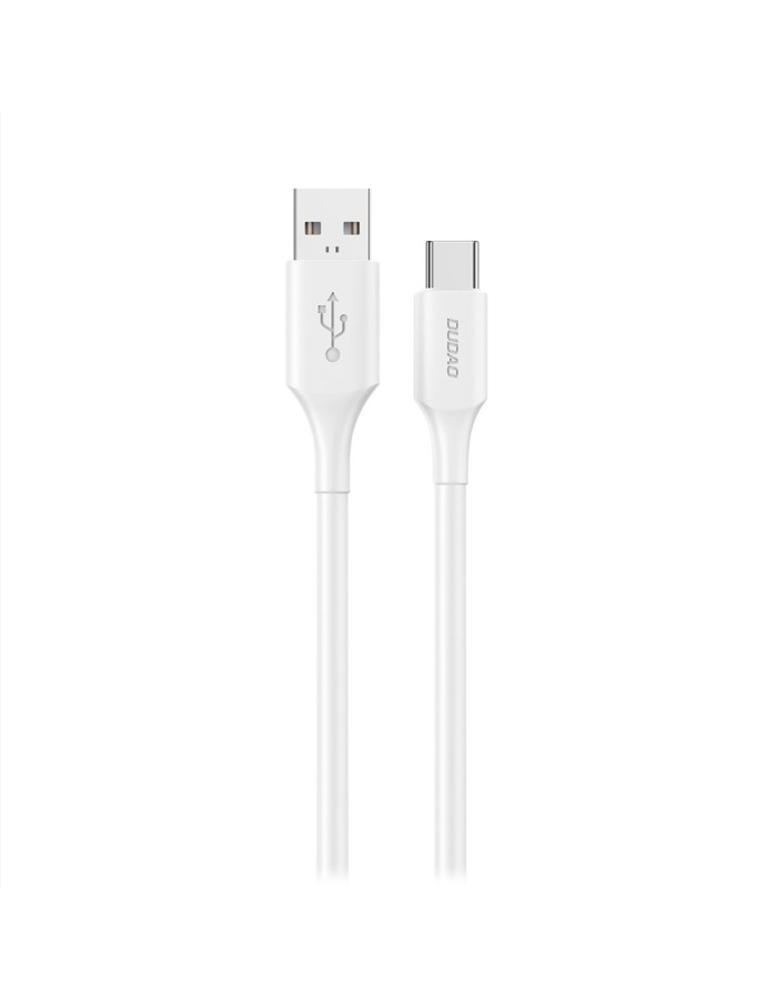 Dudao L2sT USB-A - USB-C 6A Cable 1.2m - White Dudao L2sT USB-A - USB-C 6A Cable 1.2m - White
