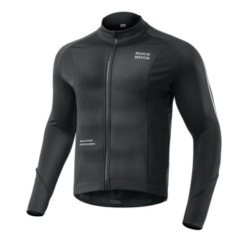Rockbros Fall/Winter Long Sleeve Cycling Jacket M - Black