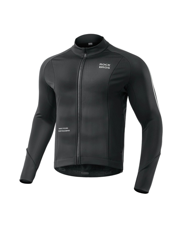 Rockbros Fall/Winter Long Sleeve Cycling Jacket L - Black Rockbros Fall/Winter Long Sleeve Cycling Jacket L - Black