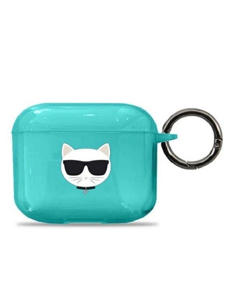 Karl Lagerfeld Choupette Case for AirPods 3 - Blue
