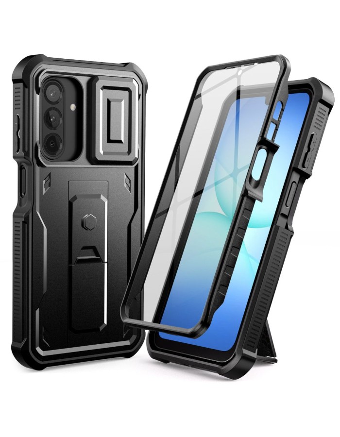 Tech-Protect Kevlar Cam+ Case for Samsung Galaxy A17 4G / 5G - Black