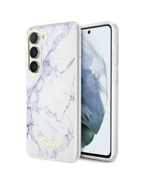Guess GUHCS23MPCUMAH S23+ S916 white/white hardcase Marble